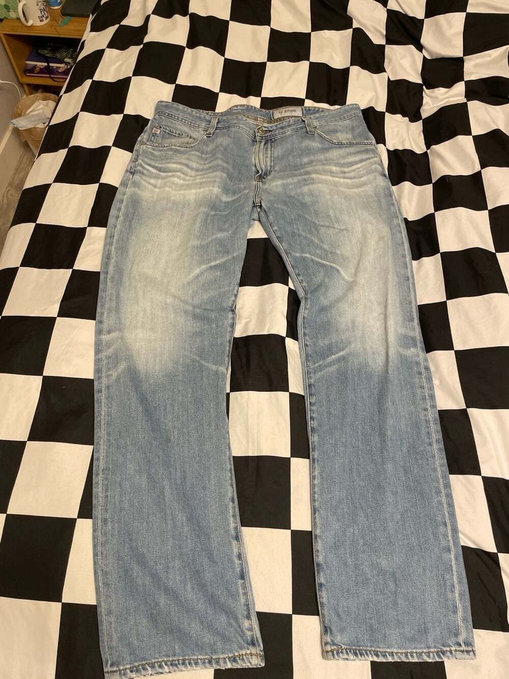 AG-ED Denim Men's 38x32 The Graduate Tailored Leg Jean Adriano Goldschmied